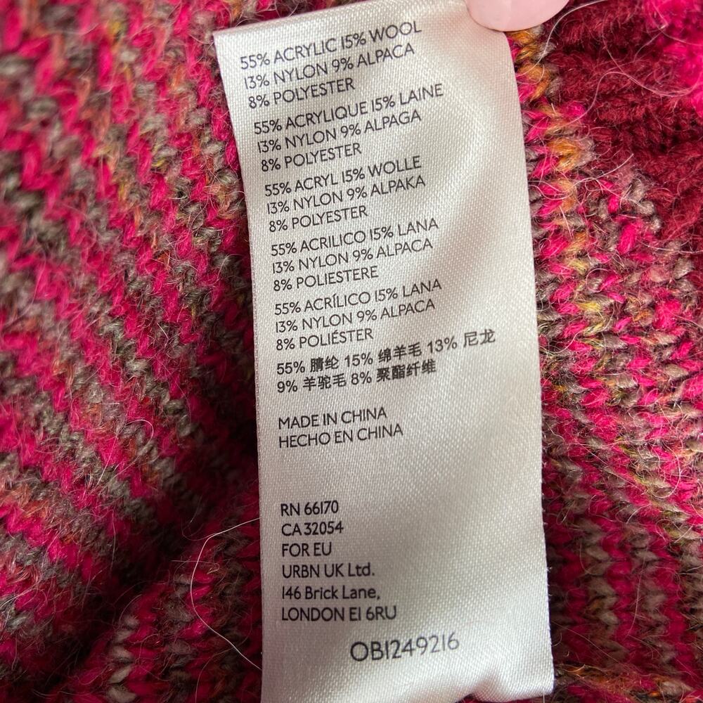 Free People Oversize Wool Blend Sweater Small - Picture 6 of 10